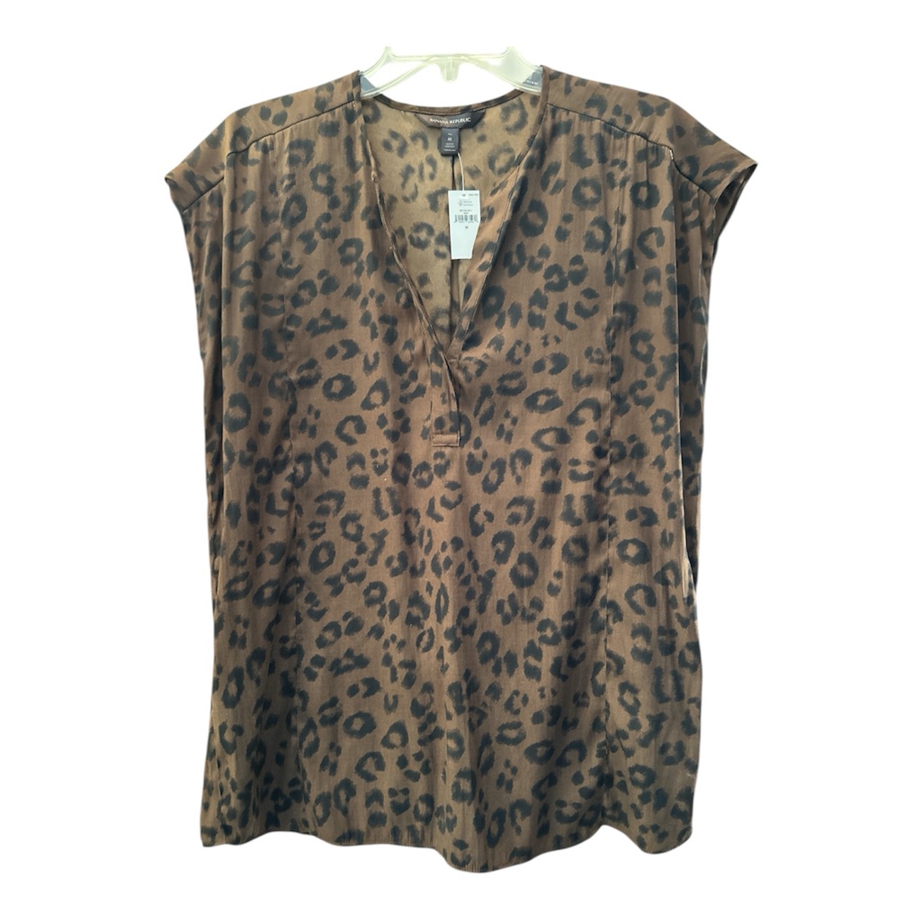Banana Republic Essential Twill Top Sz M Tall